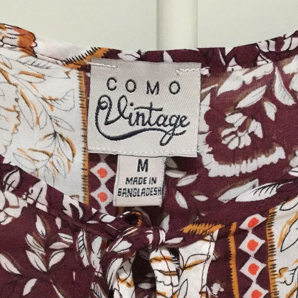 Boho Pattern blouse - Picture 2 of 3